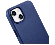 iCarer Leather Case do iPhone 14 Plus (MagSafe) niebieski 6975092685340 - 1201097 - zdjęcie 7